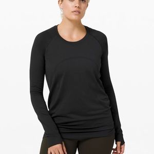 Lululemon Black Swiftly Tech LS Shirt
